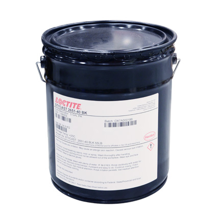 Henkel Loctite Stycast 2651-40 Epoxy Encapsulant Black 55 Lb Pail