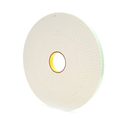 3M 4116 Urethane Foam Tape White  0.875 in x 36 yd Roll