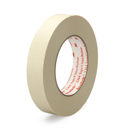 Airgas - 3MT021200-02992 - 3M™ 0.94 X 60 yd Beige Scotch® 2040 Crepe Paper  Masking Tape
