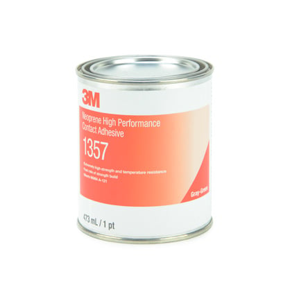 3M Neoprene High Performance Contact Adhesive 1357, Gray-Green, 5 Gallon Pour Spout Pail
