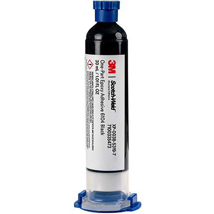 3M Scotch-Weld 6104 Epoxy Adhesive Black 30 mL Cartridge