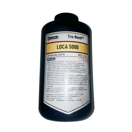 ITW Performance Polymers Devcon Tru-Bond LOCA 5000 UV Cure Adhesive Clear 2 kg Bottle