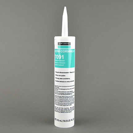 Dow Corning 7091 Silicone Adhesive-Sealant Black 310 mL Cartridge