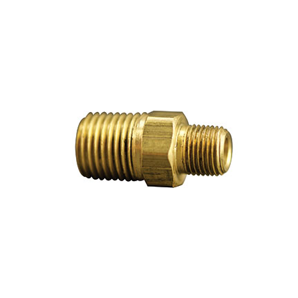 Fisnar 560614 Brass Reducing Nipple 0.25 to 0.125 in NPT Male