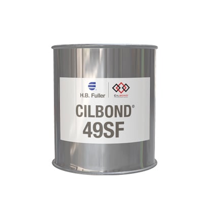 HB Fuller CILBOND® 49SF Solvent Based Adhesive Red 1 gal Pail