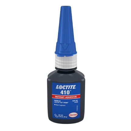 Loctite 410 Prism Instant Adhesive, Black/Toughened - 20 G