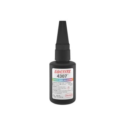 Henkel Loctite 4307 Light Cure Cyanoacrylate Adhesive 1 oz Bottle