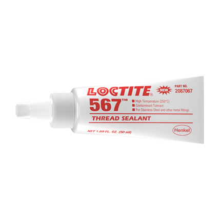Loctite 565 PST Thread Sealant, Controlled Strength, 50 ml Tube, White