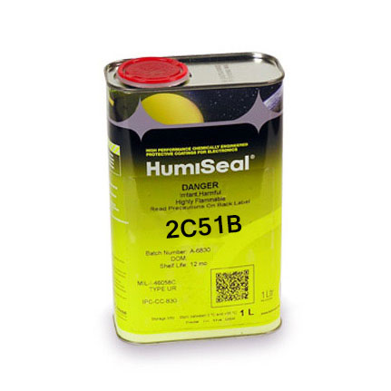 HumiSeal 2C51 Silicone High Strength Encapsulating Gel Part B Black 1 L Can