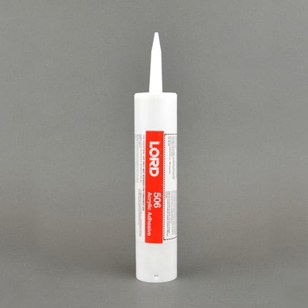 Parker LORD® 506 Acrylic Adhesive Off-White 0.1 gal Cartridge