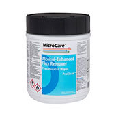 MicroCare ProClean™ Alcohol-Enhanced Flux Remover Wipes, Tub of 100