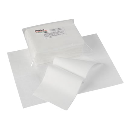 MicroCare W12 Stencil Flat Wipes, Bag of 50