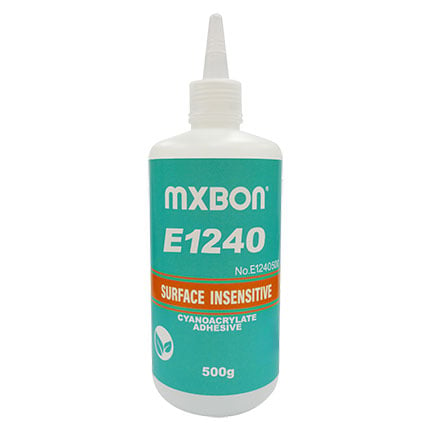 MXBON E1240 General Purpose Cyanoacrylate Adhesive Clear 500 g Bottle