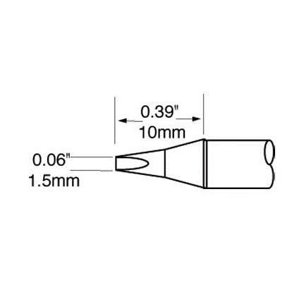 OKi SFP-CH15, 30° Chisel Cartridge 1.5 mm x 10 mm