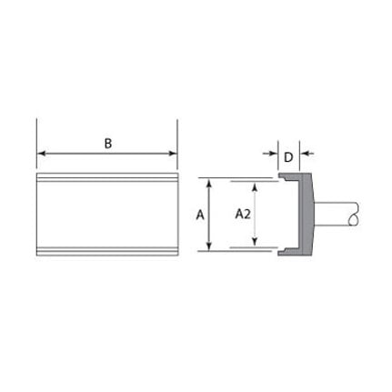 OKi SMTC-095 Tunnel Tip 11.94 mm x 8.13 mm