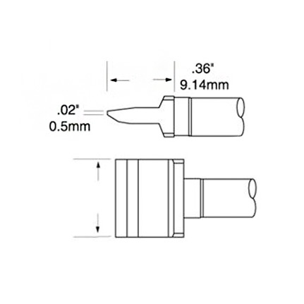 OKi SMTC-861 Long Blade Tip 15.75 mm