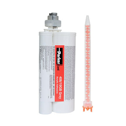 Parker LORD® 406-19 Modified Acrylic Adhesive Gray with Glass Beads 415 mL  Cartridge