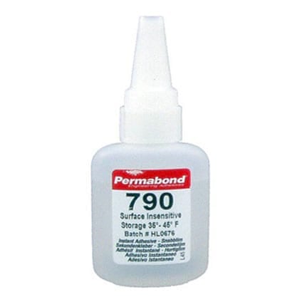 Permabond 790 Surface Insensitive Cyanoacrylate Adhesive Clear 1 oz Bottle