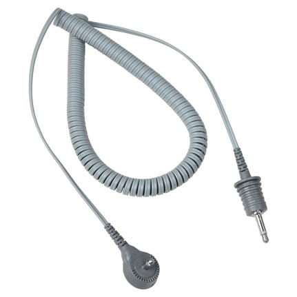 SCS 2370, 2300 Series Dual Conductor Coiled Cord Gray 10 ft