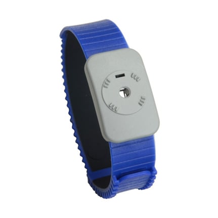 SCS 4720 Dual Conductor Thermoplastic Wristband Blue