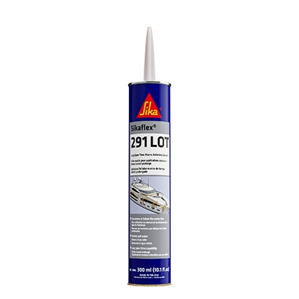 Sika Sikaflex 291 LOT Polyurethane Marine Sealant-Adhesive White 300 mL Cartridge